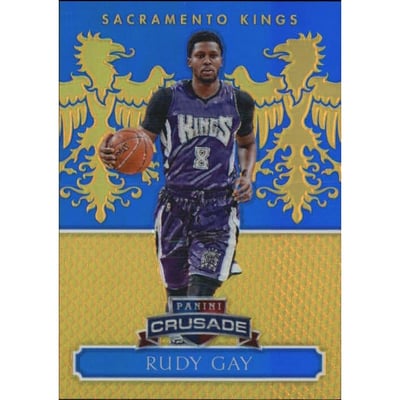 2014-15 Panini Excalibur Crusade Blue #118 Rudy Gay