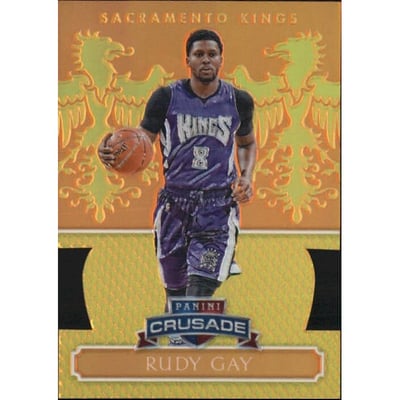 2014-15 Panini Excalibur Crusade Orange Die-Cuts #118 Rudy Gay