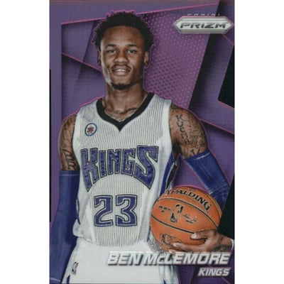 2014-15 Panini Prizm Prizms Purple Die Cut #147 Ben McLemore