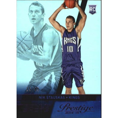 2014-15 Prestige Premium Bonus Shots Purple #168 Nik Stauskas