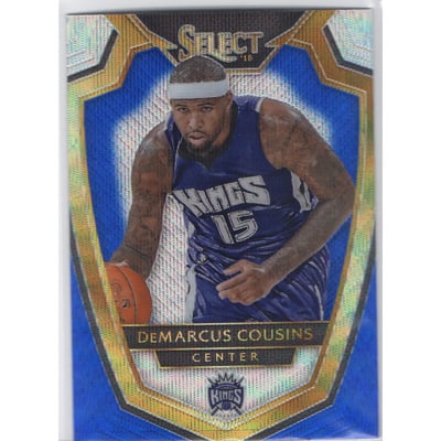 2014-15 Select Prizms Blue and Silver #115 DeMarcus Cousins PRE