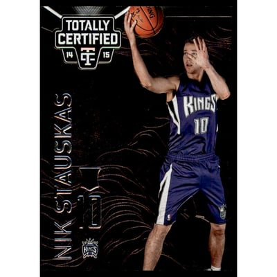 2014-15 Totally Certified Platinum Purple #148 Nik Stauskas