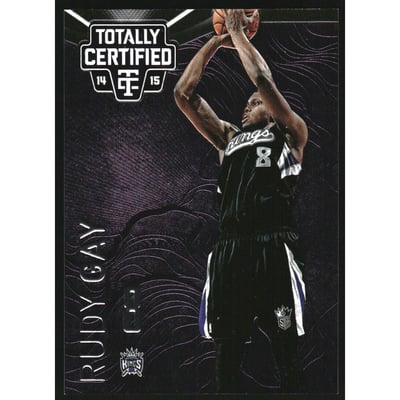 2014-15 Totally Certified Platinum Purple #41 Rudy Gay