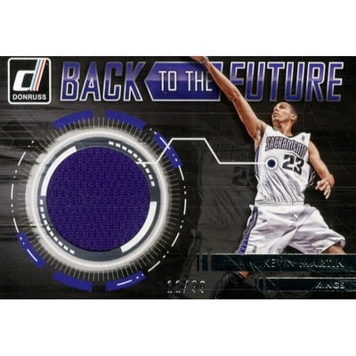 2015-16 Donruss Back to the Future Materials #28 Kevin Martin/99