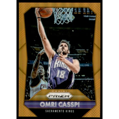 2015-16 Panini Prizm Prizms Orange #21 Omri Casspi