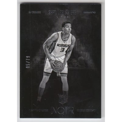 2016-17 Panini Noir #86 Skal Labissiere BW RC