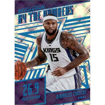 2016-17 Panini Revolution By the Numbers Cosmic #4 DeMarcus Cousins