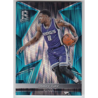 2016-17 Panini Spectra Neon Blue #72 Rudy Gay