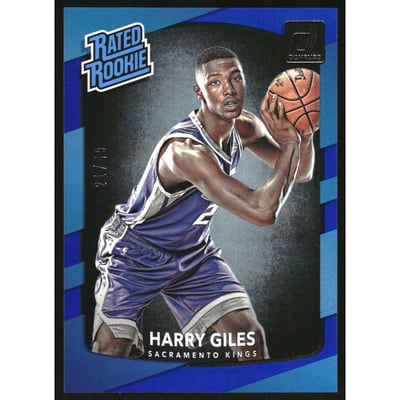 2017-18 Donruss Holo Laser Blue #181 Harry Giles RR