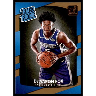 2017-18 Donruss #196 De'Aaron Fox RR RC