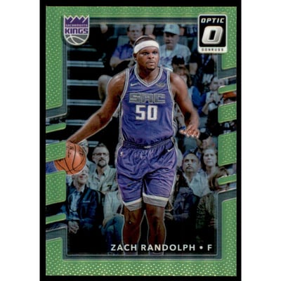2017-18 Donruss Optic Lime Green #130 Zach Randolph
