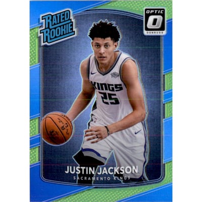 2017-18 Donruss Optic Lime Green #158 Justin Jackson RR