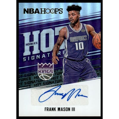 2017-18 Hoops Hot Signatures Rookies #27 Frank Mason III