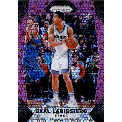 2017-18 Panini Prizm Prizms Fast Break Purple #22 Skal Labissiere