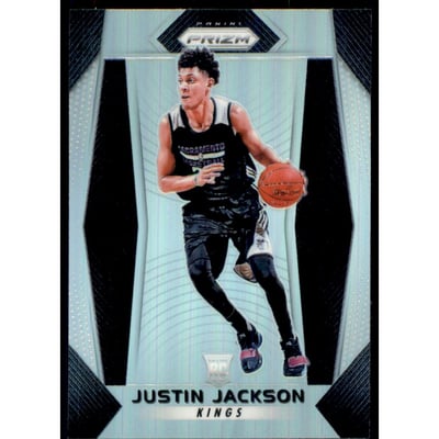 2017-18 Panini Prizm Prizms Silver #27 Justin Jackson