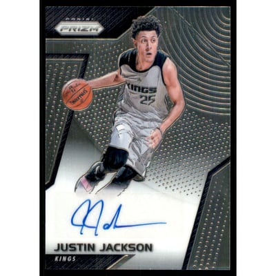 2017-18 Panini Prizm Rookie Signatures #14 Justin Jackson