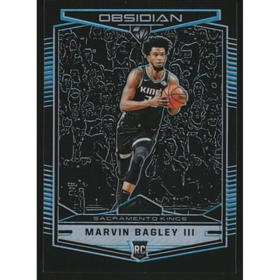 2018-19 Panini Chronicles Blue #576 Marvin Bagley III/Obsidian Preview