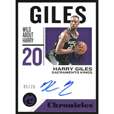 2018-19 Panini Chronicles Signatures Purple #53 Harry Giles