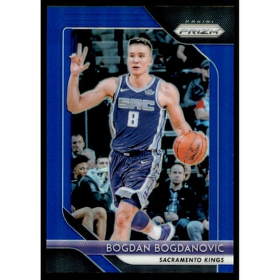 2018-19 Panini Prizm Prizms Blue #161 Bogdan Bogdanovic