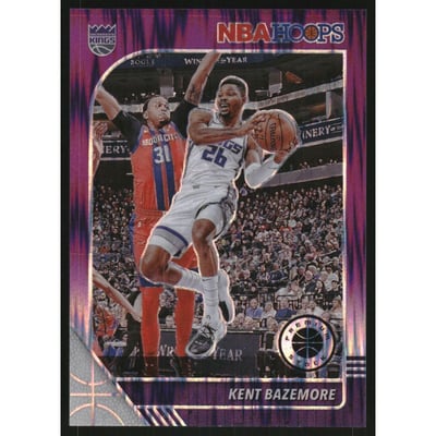 2019-20 Hoops Premium Stock Prizms Purple Flash #4 Kent Bazemore