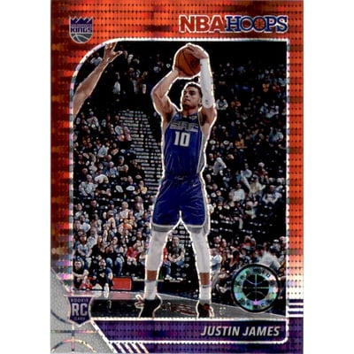 2019-20 Hoops Premium Stock Prizms Red Pulsar #244 Justin James