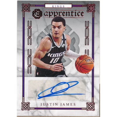 2019-20 Panini Chronicles Apprentice Signatures Red #30 Justin James