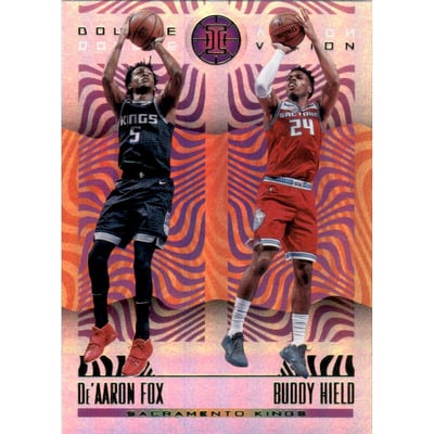 2019-20 Panini Illusions Double Vision #18 De'Aaron Fox/Buddy Hield