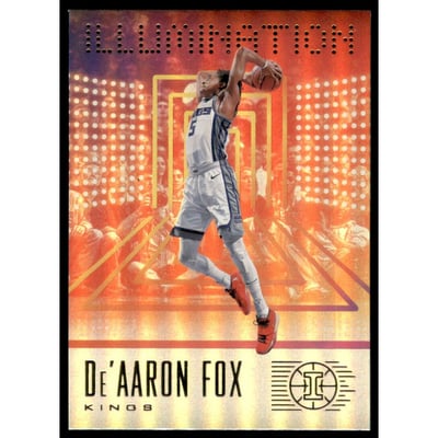 2019-20 Panini Illusions Illumination #22 De'Aaron Fox