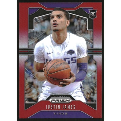 2019-20 Panini Prizm Prizms Red #295 Justin James