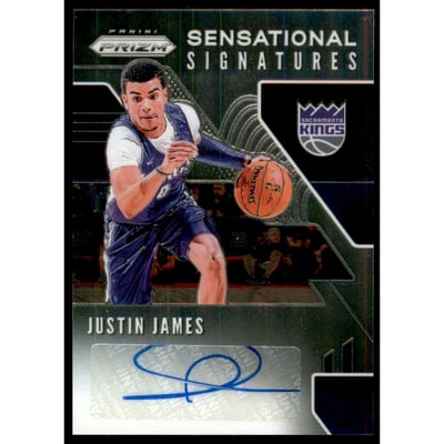 2019-20 Panini Prizm Sensational Signatures #64 Justin James