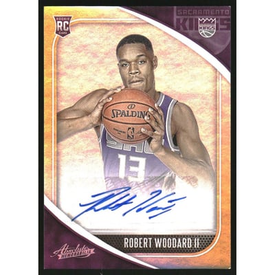 2020-21 Absolute Memorabilia Rookie Autographs Level 1 #37 Robert Woodard II