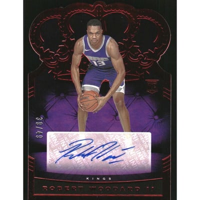2020-21 Crown Royale Rookie Crown Autographs Red #6 Robert Woodard II