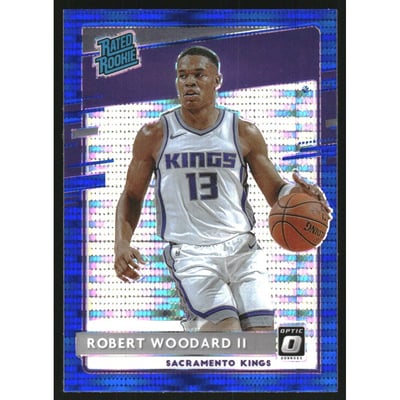 2020-21 Donruss Optic Blue Pulsar #187 Robert Woodard II RR