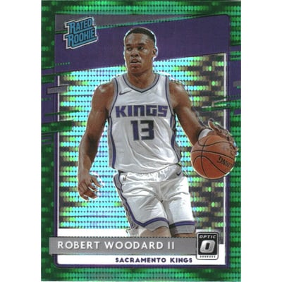 2020-21 Donruss Optic Fanatics Green Pulsar #187 Robert Woodard II RR