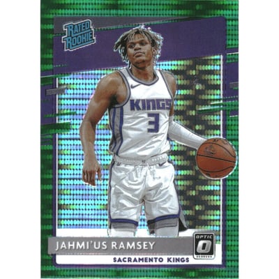 2020-21 Donruss Optic Fanatics Green Pulsar #194 Jahmi'us Ramsey RR