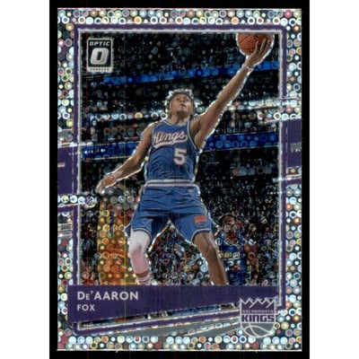 2020-21 Donruss Optic Fast Break Holo #23 De'Aaron Fox