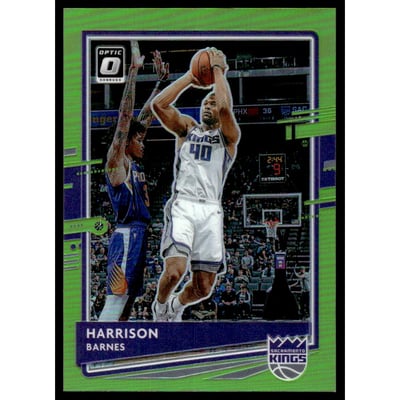 2020-21 Donruss Optic Lime Green #35 Harrison Barnes