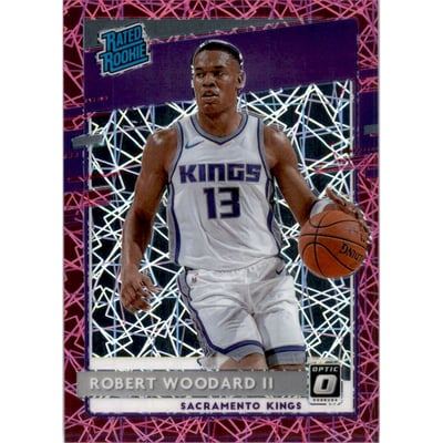 2020-21 Donruss Optic Pink Velocity #187 Robert Woodard II RR