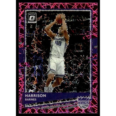 2020-21 Donruss Optic Pink Velocity #35 Harrison Barnes