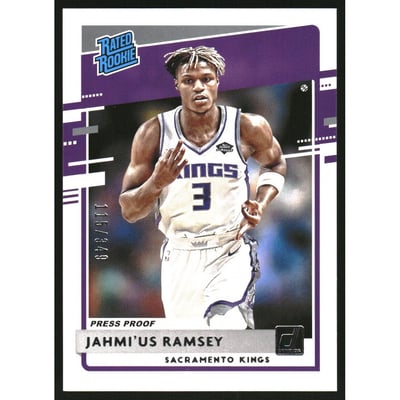 2020-21 Donruss Press Proof Silver #247 Jahmi'us Ramsey RR