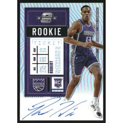 2020-21 Panini Contenders Optic #106 Robert Woodard II AU RC