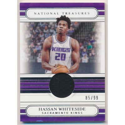 2020-21 Panini National Treasures Jersey Treasures #60 Hassan Whiteside/99