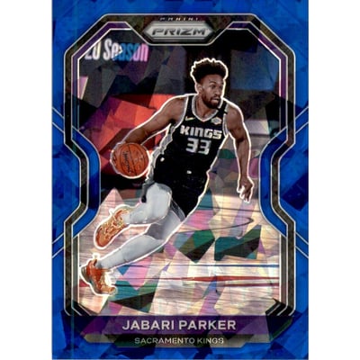 2020-21 Panini Prizm Prizms Blue Ice #220 Jabari Parker