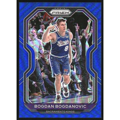 2020-21 Panini Prizm Prizms Blue #27 Bogdan Bogdanovic