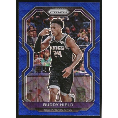 2020-21 Panini Prizm Prizms Blue Wave #36 Buddy Hield