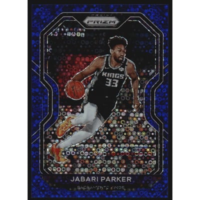 2020-21 Panini Prizm Prizms Fast Break Blue #220 Jabari Parker