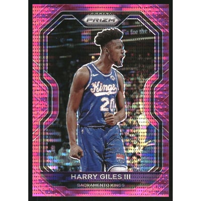 2020-21 Panini Prizm Prizms Pink Pulsar #233 Harry Giles III