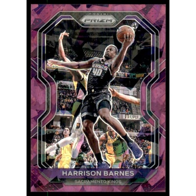 2020-21 Panini Prizm Prizms Purple Ice #94 Harrison Barnes