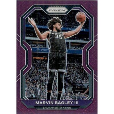 2020-21 Panini Prizm Prizms Purple #172 Marvin Bagley III