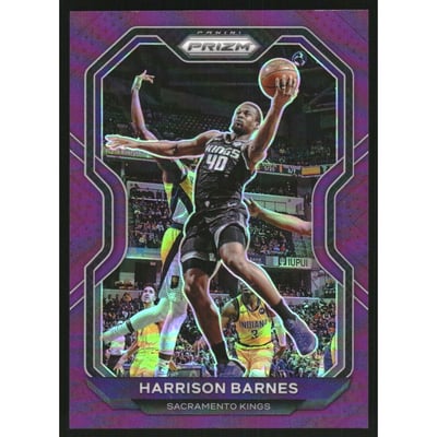 2020-21 Panini Prizm Prizms Purple #94 Harrison Barnes